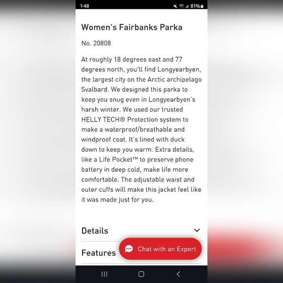 Like New Helly Hansen Fairbanks Parker. Green size XL - Picture 12 of 13